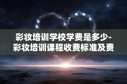 彩妆培训学校学费是多少-彩妆培训课程收费标准及费用详情 彩妆培训学校学费是多少-彩妆培训课程收费标准及费用详情
