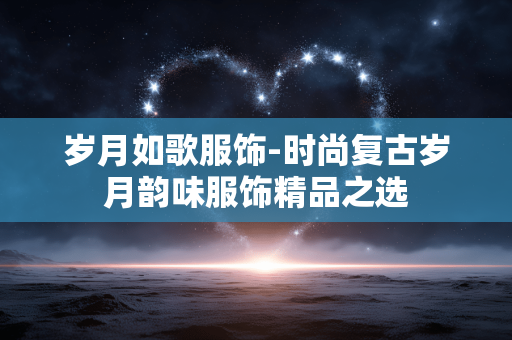 岁月如歌服饰-时尚复古岁月韵味服饰精品之选 岁月如歌服饰-时尚复古岁月韵味服饰精品之选