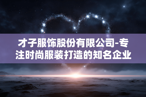 才子服饰股份有限公司-专注时尚服装打造的知名企业 才子服饰股份有限公司-专注时尚服装打造的知名企业