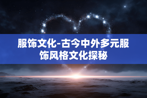 服饰文化-古今中外多元服饰风格文化探秘 服饰文化-古今中外多元服饰风格文化探秘