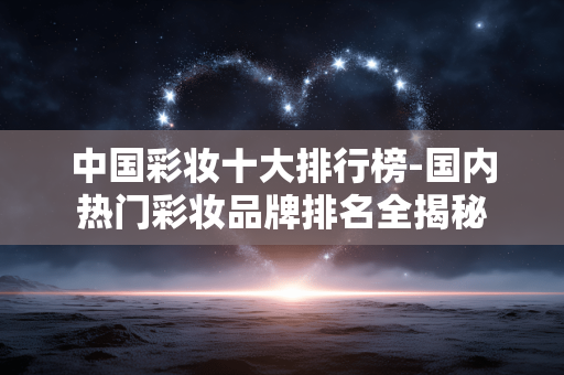 中国彩妆十大排行榜-国内热门彩妆品牌排名全揭秘 中国彩妆十大排行榜-国内热门彩妆品牌排名全揭秘