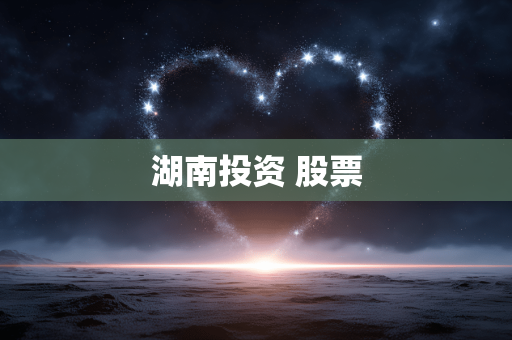 湖南投资 股票