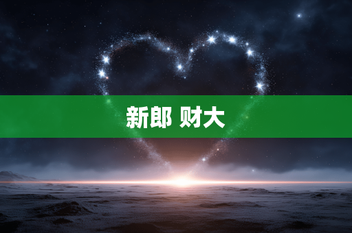 新郎 财大