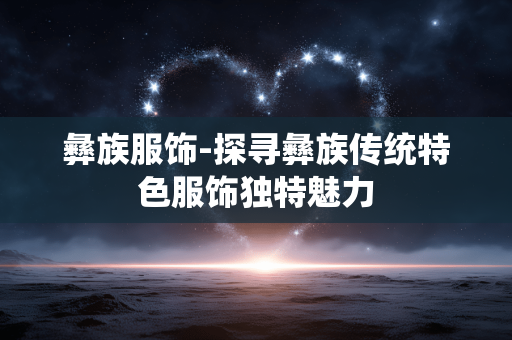 彝族服饰-探寻彝族传统特色服饰独特魅力
