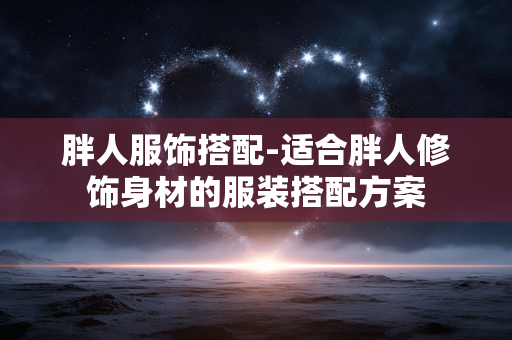 胖人服饰搭配-适合胖人修饰身材的服装搭配方案 胖人服饰搭配-适合胖人修饰身材的服装搭配方案