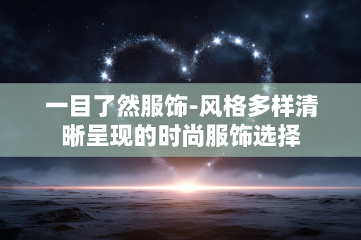一目了然服饰-风格多样清晰呈现的时尚服饰选择