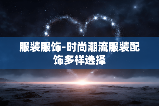 服装服饰-时尚潮流服装配饰多样选择