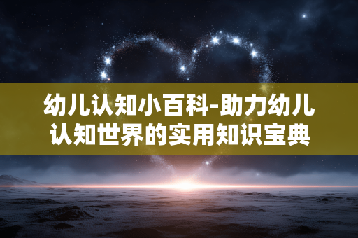 幼儿认知小百科-助力幼儿认知世界的实用知识宝典 幼儿认知小百科-助力幼儿认知世界的实用知识宝典