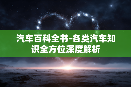 汽车百科全书-各类汽车知识全方位深度解析 汽车百科全书-各类汽车知识全方位深度解析