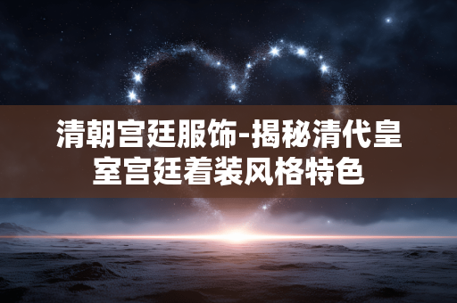清朝宫廷服饰-揭秘清代皇室宫廷着装风格特色 清朝宫廷服饰-揭秘清代皇室宫廷着装风格特色