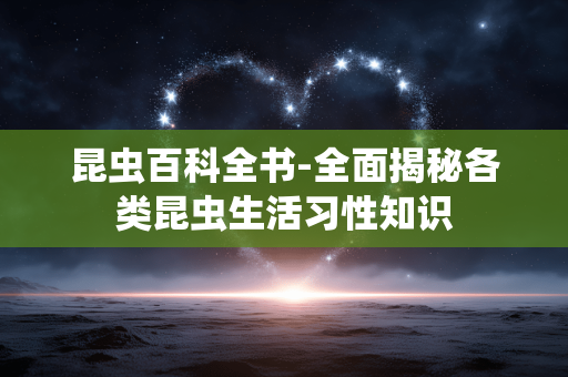 昆虫百科全书-全面揭秘各类昆虫生活习性知识 昆虫百科全书-全面揭秘各类昆虫生活习性知识