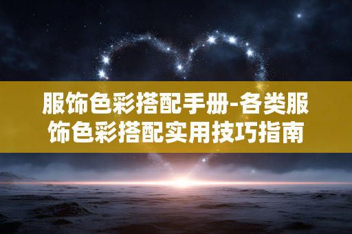 服饰色彩搭配手册-各类服饰色彩搭配实用技巧指南