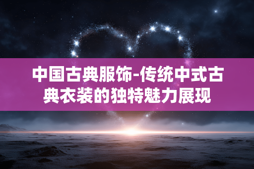 中国古典服饰-传统中式古典衣装的独特魅力展现 中国古典服饰-传统中式古典衣装的独特魅力展现