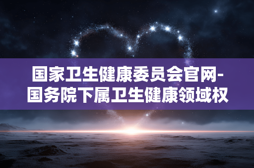 国家卫生健康委员会官网-国务院下属卫生健康领域权威官方网站 国家卫生健康委员会官网-国务院下属卫生健康领域权威官方网站