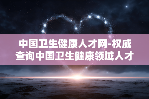 中国卫生健康人才网-权威查询中国卫生健康领域人才资讯平台 中国卫生健康人才网-权威查询中国卫生健康领域人才资讯平台