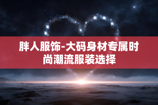 胖人服饰-大码身材专属时尚潮流服装选择 胖人服饰-大码身材专属时尚潮流服装选择