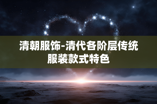 清朝服饰-清代各阶层传统服装款式特色 清朝服饰-清代各阶层传统服装款式特色