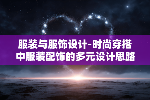 服装与服饰设计-时尚穿搭中服装配饰的多元设计思路