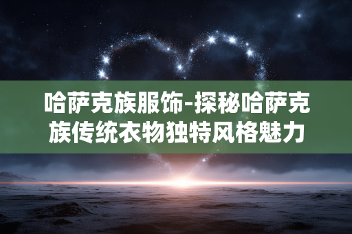 哈萨克族服饰-探秘哈萨克族传统衣物独特风格魅力 哈萨克族服饰-探秘哈萨克族传统衣物独特风格魅力