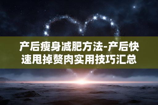 产后瘦身减肥方法-产后快速甩掉赘肉实用技巧汇总 产后瘦身减肥方法-产后快速甩掉赘肉实用技巧汇总