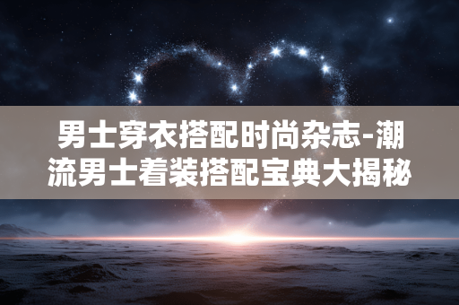男士穿衣搭配时尚杂志-潮流男士着装搭配宝典大揭秘 男士穿衣搭配时尚杂志-潮流男士着装搭配宝典大揭秘