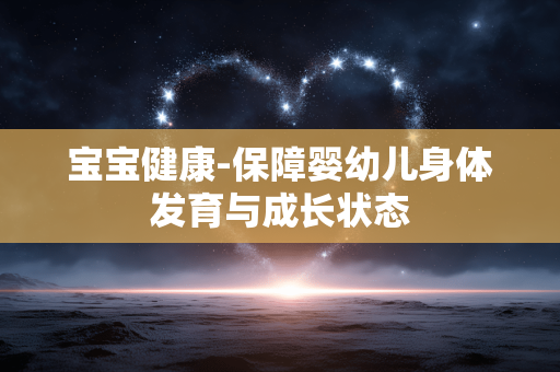 宝宝健康-保障婴幼儿身体发育与成长状态 宝宝健康-保障婴幼儿身体发育与成长状态