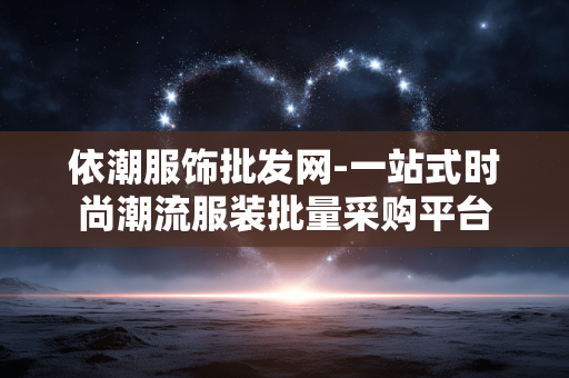 依潮服饰批发网-一站式时尚潮流服装批量采购平台
