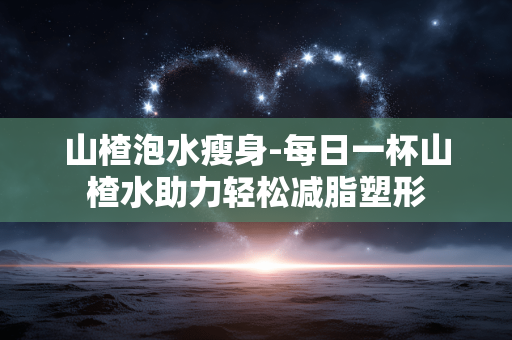 山楂泡水瘦身-每日一杯山楂水助力轻松减脂塑形 山楂泡水瘦身-每日一杯山楂水助力轻松减脂塑形