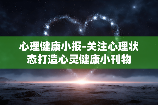 心理健康小报-关注心理状态打造心灵健康小刊物 心理健康小报-关注心理状态打造心灵健康小刊物
