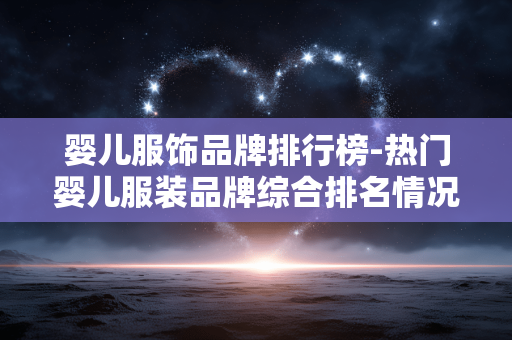 婴儿服饰品牌排行榜-热门婴儿服装品牌综合排名情况