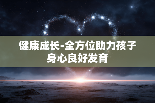 健康成长-全方位助力孩子身心良好发育