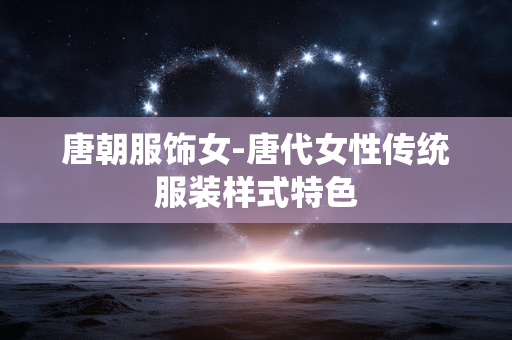 唐朝服饰女-唐代女性传统服装样式特色