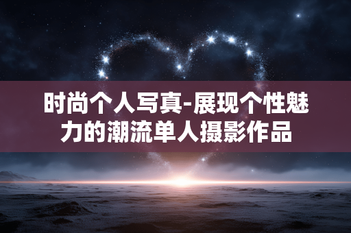 时尚个人写真-展现个性魅力的潮流单人摄影作品