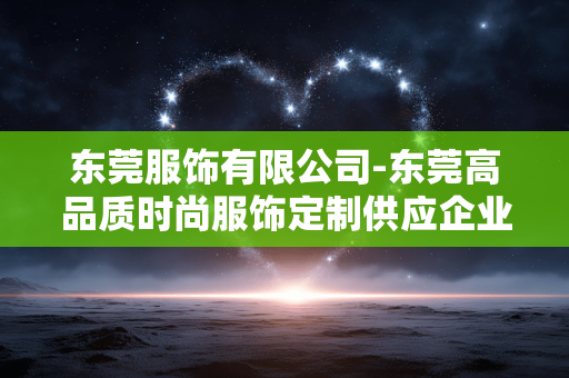 东莞服饰有限公司-东莞高品质时尚服饰定制供应企业