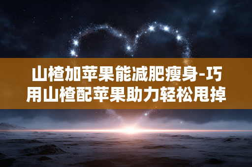 山楂加苹果能减肥瘦身-巧用山楂配苹果助力轻松甩掉多余脂肪