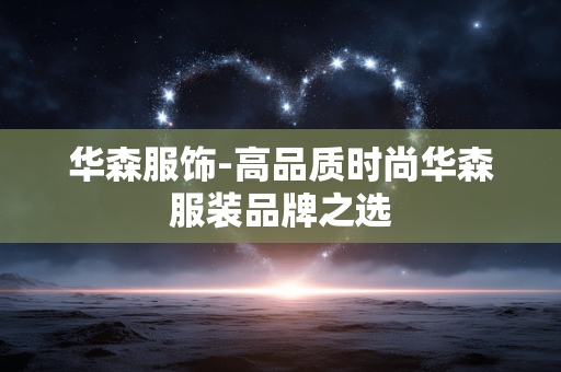华森服饰-高品质时尚华森服装品牌之选
