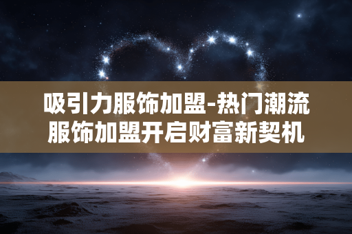 吸引力服饰加盟-热门潮流服饰加盟开启财富新契机