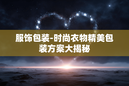 服饰包装-时尚衣物精美包装方案大揭秘 服饰包装-时尚衣物精美包装方案大揭秘