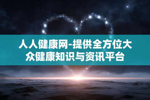 人人健康网-提供全方位大众健康知识与资讯平台 人人健康网-提供全方位大众健康知识与资讯平台