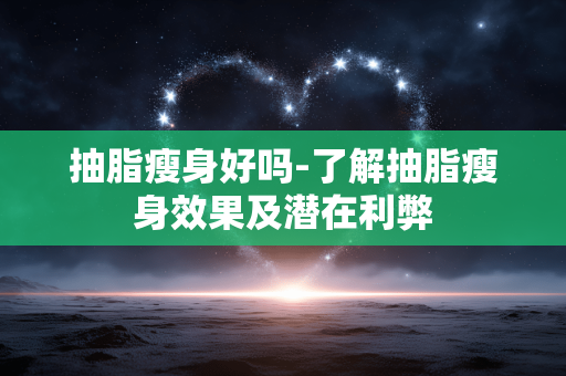 抽脂瘦身好吗-了解抽脂瘦身效果及潜在利弊 抽脂瘦身好吗-了解抽脂瘦身效果及潜在利弊