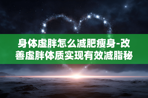 身体虚胖怎么减肥瘦身-改善虚胖体质实现有效减脂秘诀 身体虚胖怎么减肥瘦身-改善虚胖体质实现有效减脂秘诀