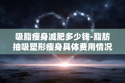 吸脂瘦身减肥多少钱-脂肪抽吸塑形瘦身具体费用情况 吸脂瘦身减肥多少钱-脂肪抽吸塑形瘦身具体费用情况
