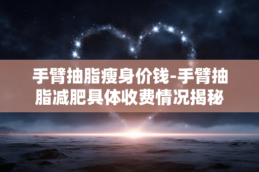 手臂抽脂瘦身价钱-手臂抽脂减肥具体收费情况揭秘 手臂抽脂瘦身价钱-手臂抽脂减肥具体收费情况揭秘