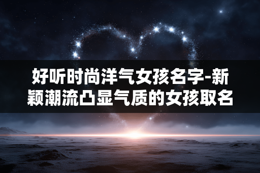 好听时尚洋气女孩名字-新颖潮流凸显气质的女孩取名参考 好听时尚洋气女孩名字-新颖潮流凸显气质的女孩取名参考