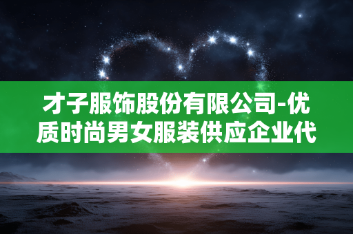 才子服饰股份有限公司-优质时尚男女服装供应企业代表