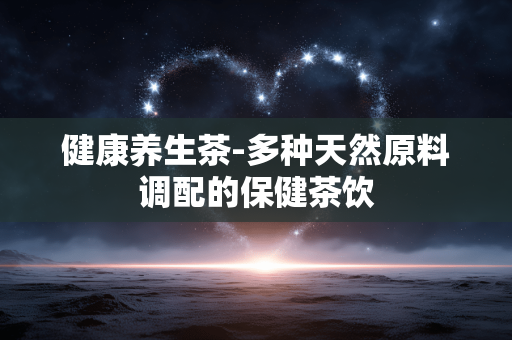 健康养生茶-多种天然原料调配的保健茶饮 健康养生茶-多种天然原料调配的保健茶饮