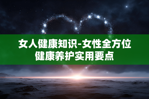 女人健康知识-女性全方位健康养护实用要点 女人健康知识-女性全方位健康养护实用要点