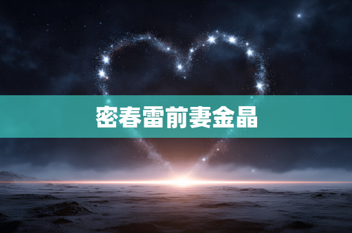 密春雷前妻金晶