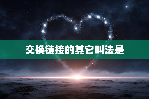 交换链接的其它叫法是