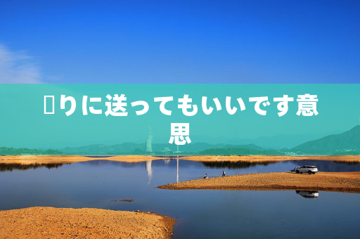 帰りに送ってもいいです意思